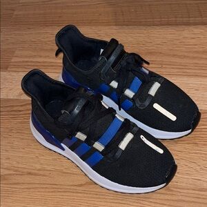 adidas Kids Black and Blue Sneakers